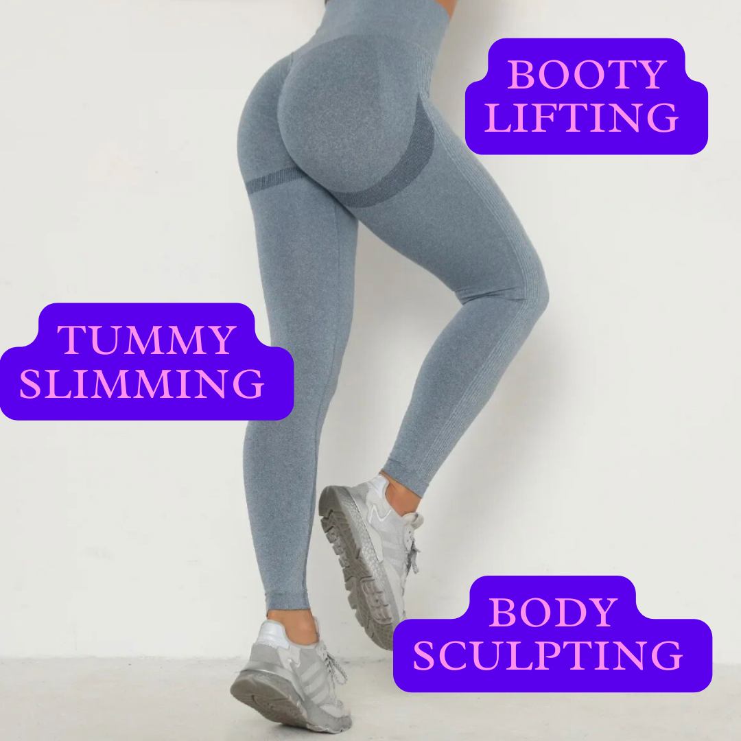 SilhouetteSculpt Leggings - Booty Lifting, Tummy Control, Curve